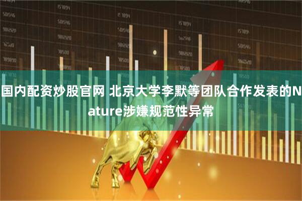 国内配资炒股官网 北京大学李默等团队合作发表的Nature涉嫌规范性异常
